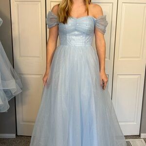 Pale Blue Prom Dress. Never worn.